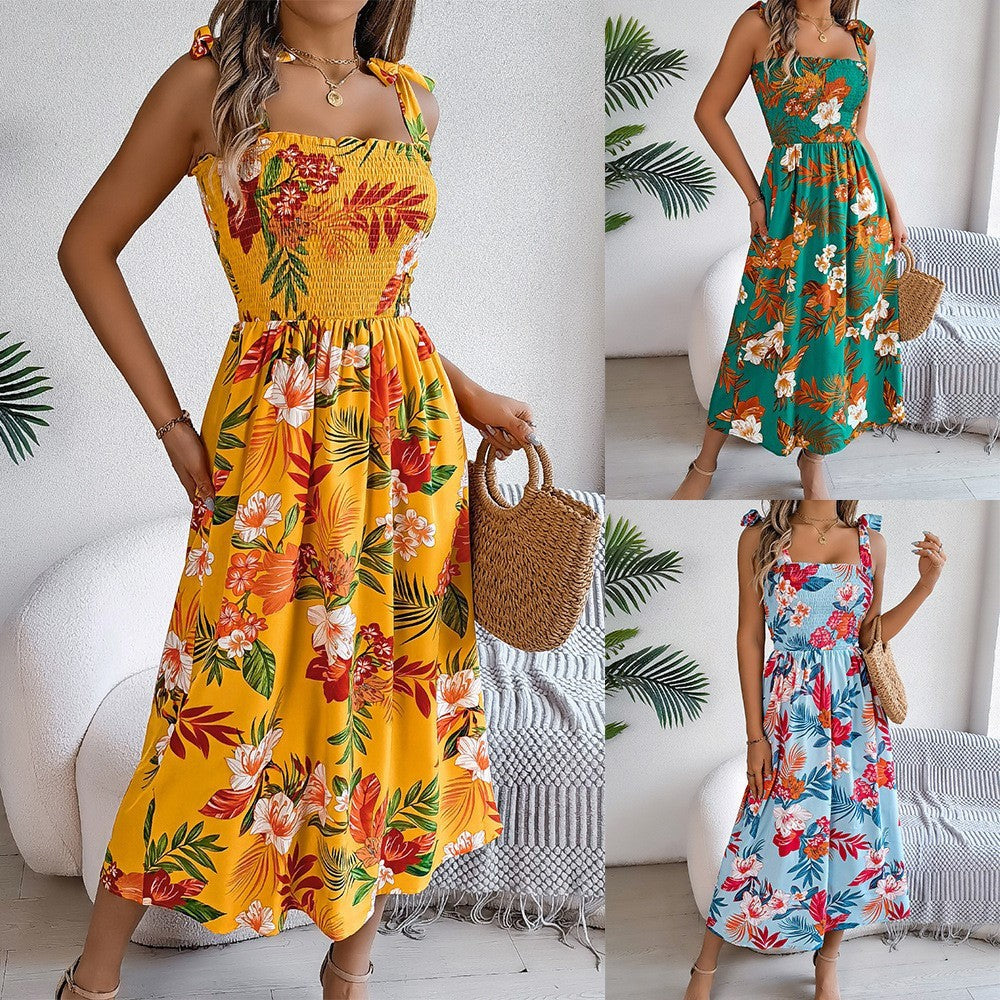 Cambria Floral Corset Maxi Dress