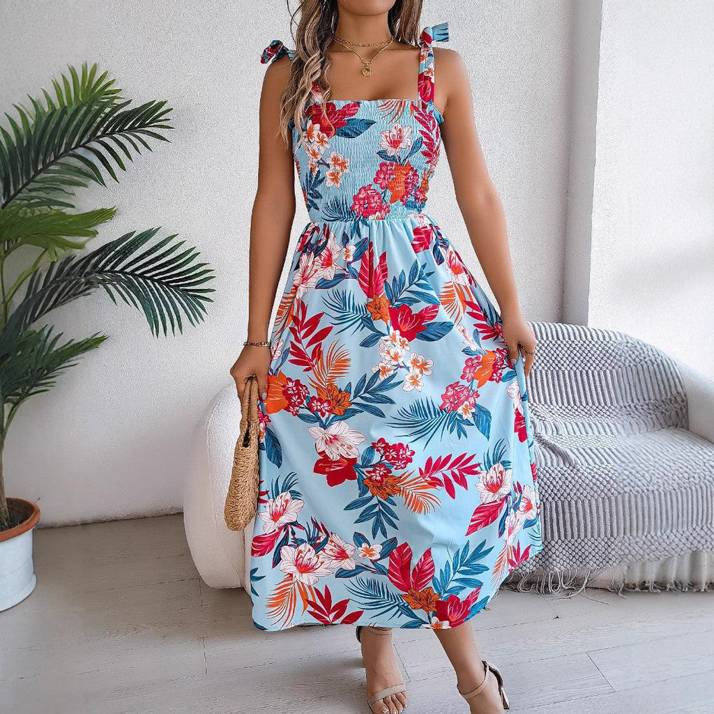 Cambria Floral Corset Maxi Dress