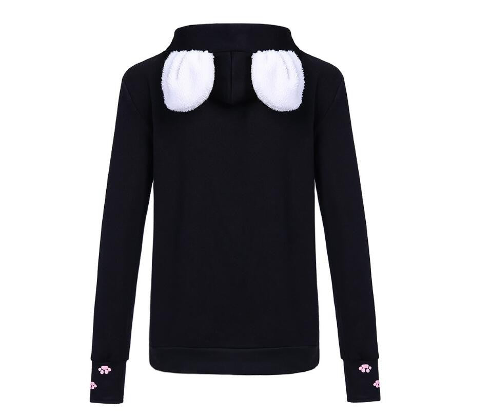 Meow Mode Cotton Hoodie